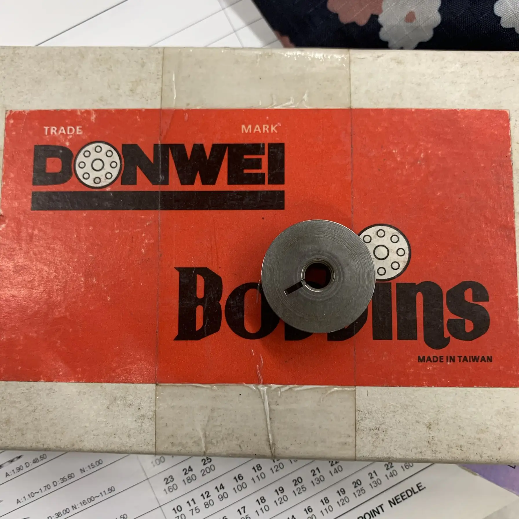 

10 шт. Ls341 Pfaff 541 18339 проволочный сердечник, сделано в Тайване 91-018339-05 шпульный сердечник