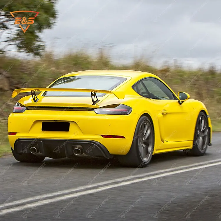 For Porsche 718 Rear Diffuser Upgrade to GT4 Style Rear Diffuser