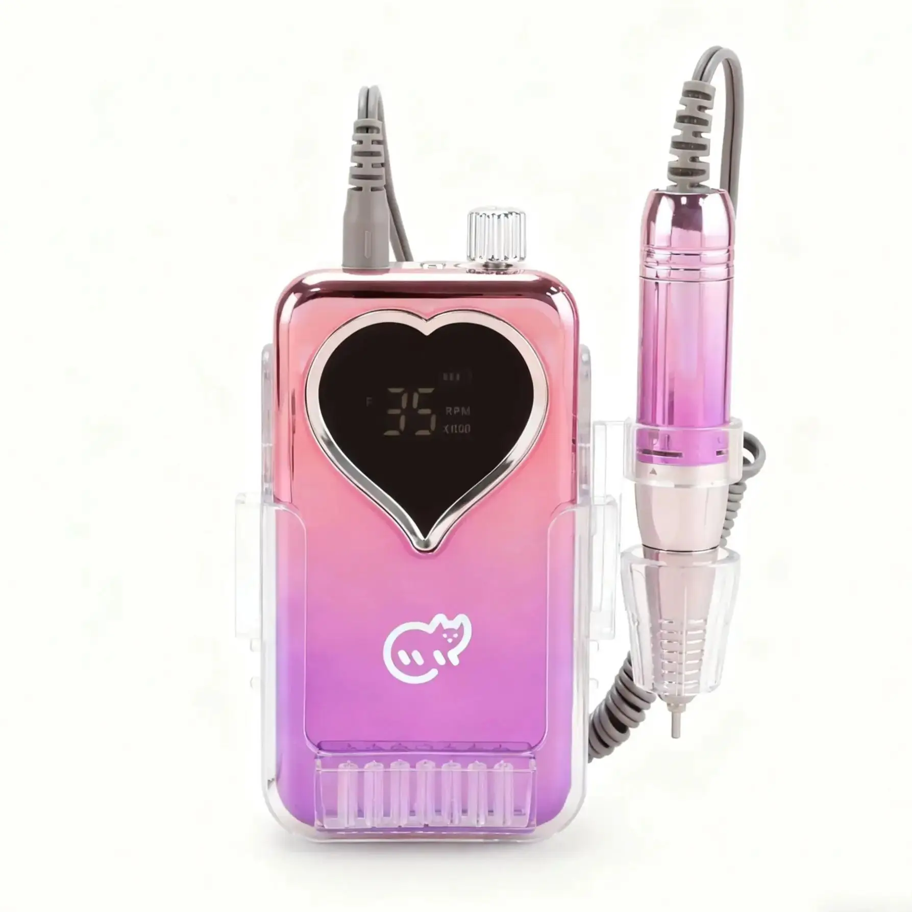 プロ用コードレスネイルドリル ポータブル電動ファイル 低発熱 35000 RPM ネイルサロン