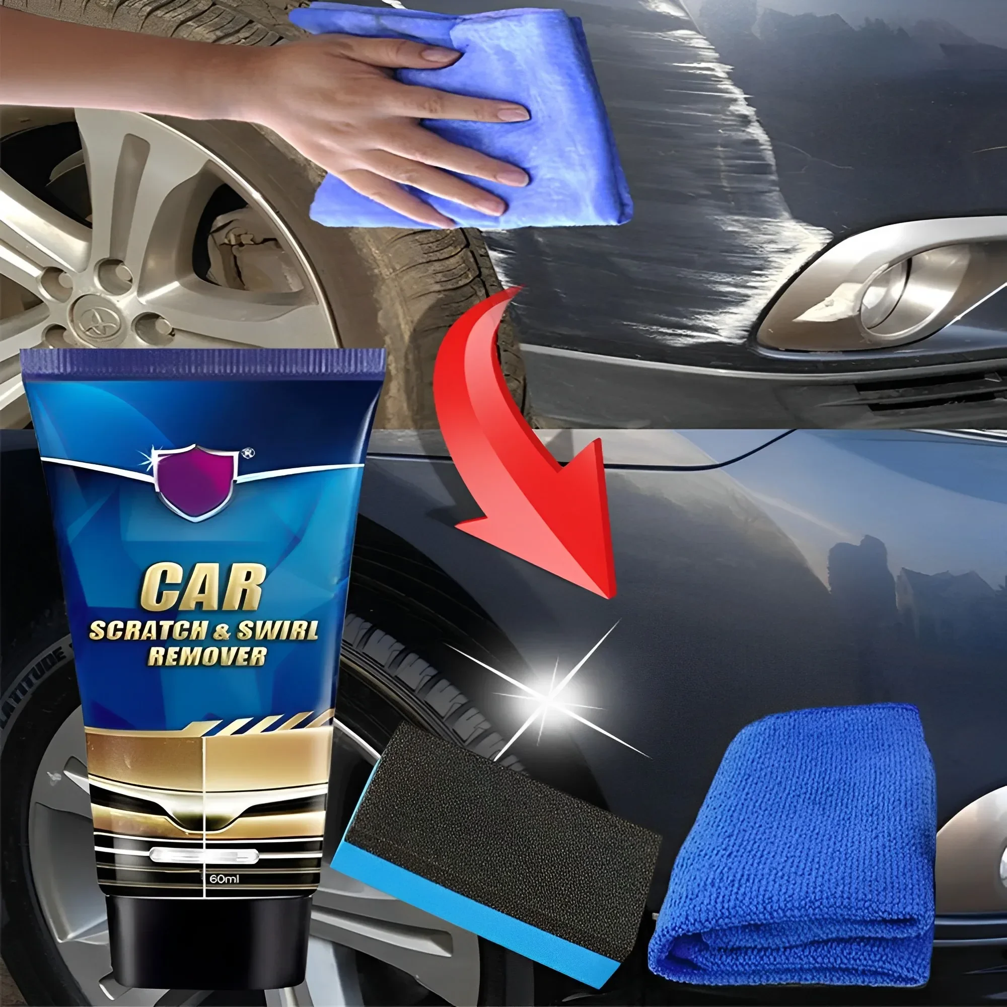 15/60/120ML Car Scratch Remover Paint Care Tool Auto Swirl Remover Scratch Repair Polishing Wax Car Accessories