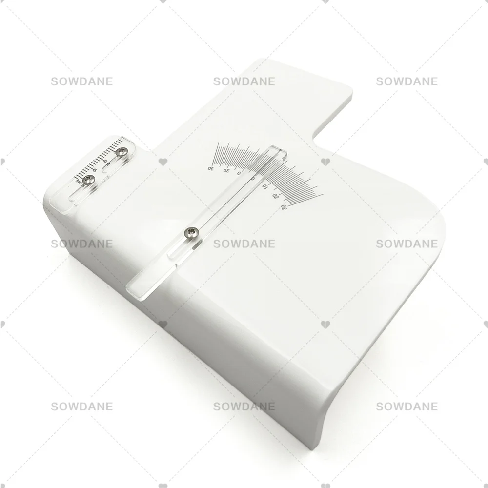 Régua de medição de dentes molares de laboratório, seis elementos, dispositivo de medição molar, transferidor combinado e ferramenta de régua deslizante