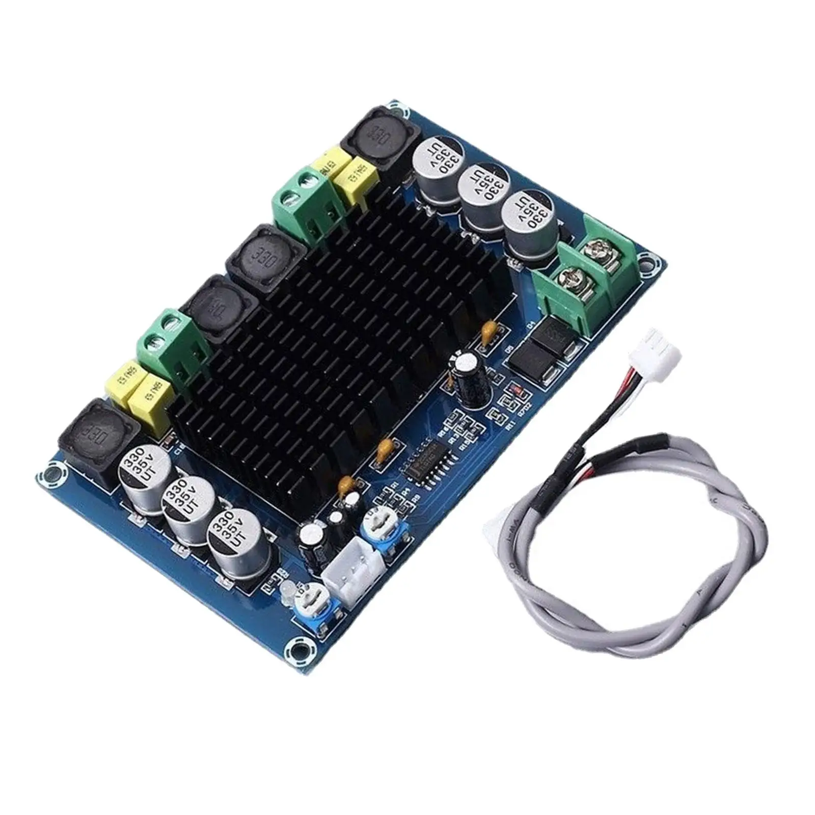 Scheda amplificatore digitale Canale 2x150W per altoparlanti fai-da-te quadrati del negozio