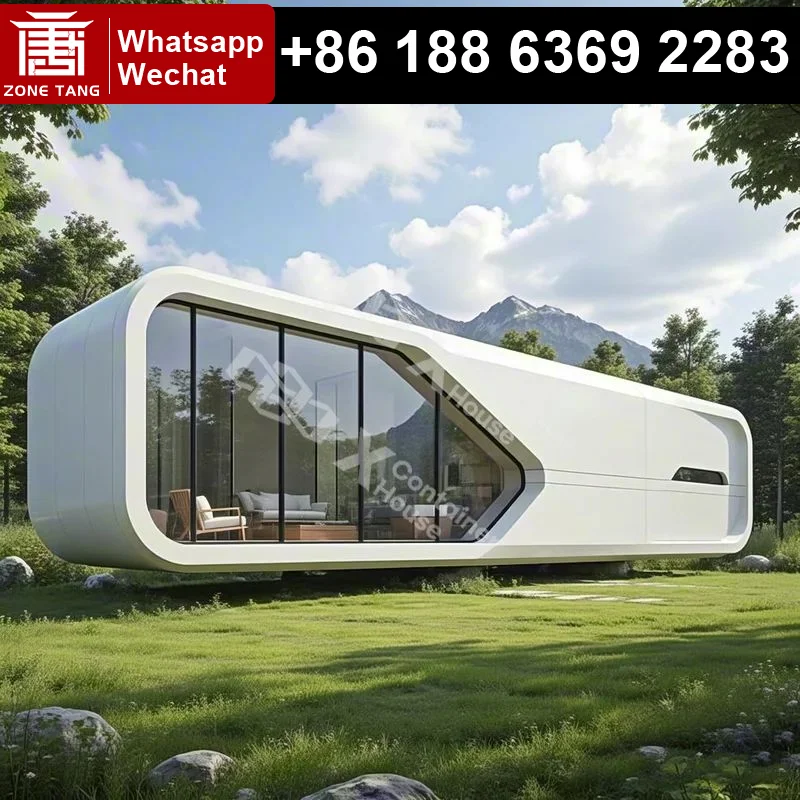 

Mobile Steel Tiny Homes Modular Prefab Apple Capsule Home Space Ultra Studio Discount Premium Luxury Popular Global Modern Urban