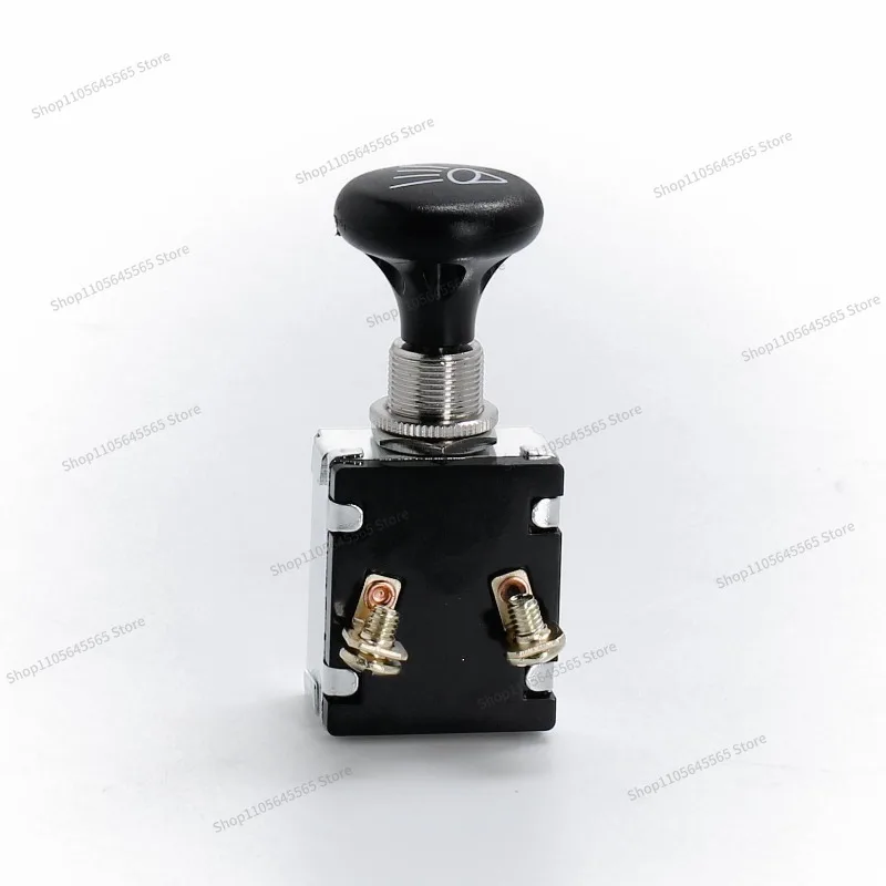 For universal 12v battery compatible push-pull headlight switch with retractable button, two gears, three gears, and four feet