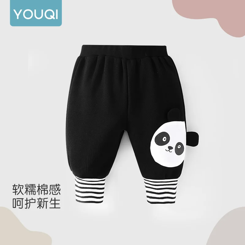 

【Youqi】Китайская детская одежда для детей 0-2 лет, стильные весенне-осенние штаны для детей, штаны с большой подошвой для мальчиков, спортивные штаны для девочек