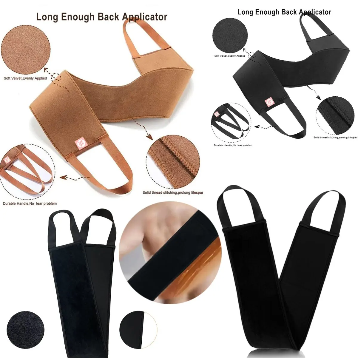 

Body Face Bath Cleaning Tools Self Tanning Mitt Reusable Back Tan Applicator Exfoliating Tan Removal Mitt Strip