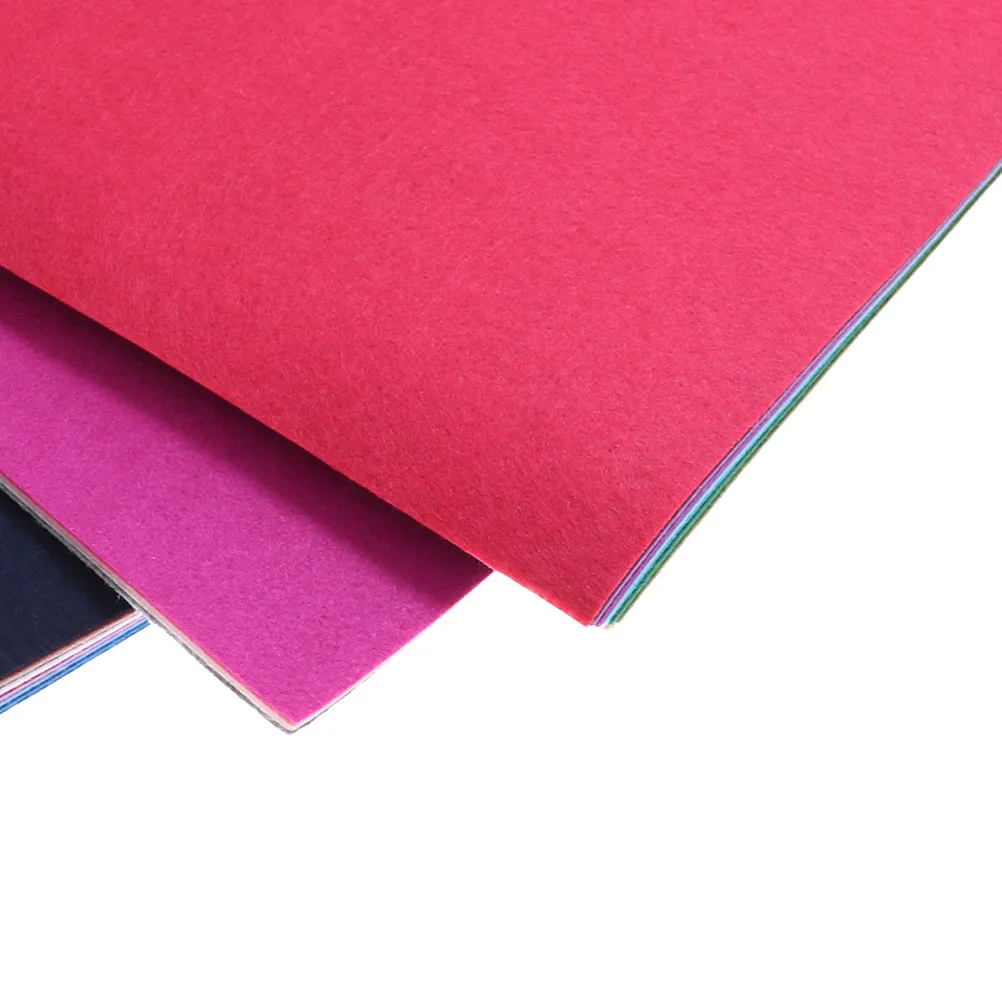 

40Pcs DIY Nonwoven Fabric Sheets 30x30cm Soft Colored Craft Material for Handmade Kids Art Projects Craft Nonwoven Fabric