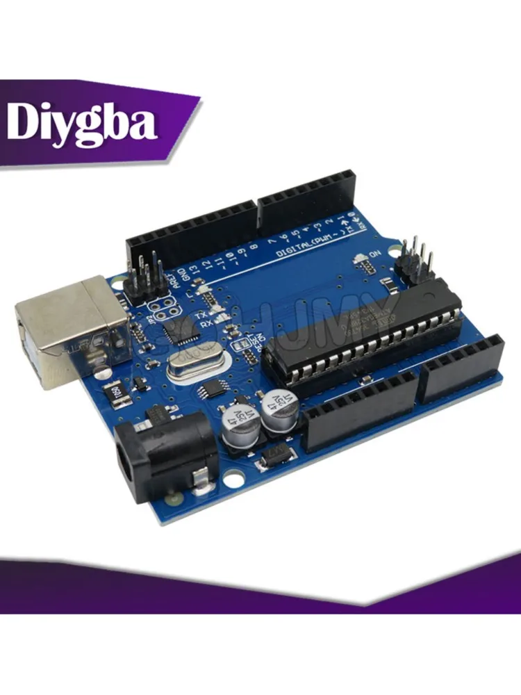 UNO R3 oficjalny układ ATMEGA16U2 + MEGA328P dla Arduino UNO R3 płytka rozwojowa + kabel USB DIYGBA — zdjęcie produktu 5