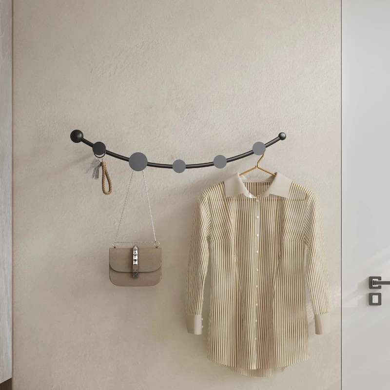 Wall Mounted Coat Rack for Entryway Heavy Duty Hanger Organizer for Bags Modern Coat Hanger