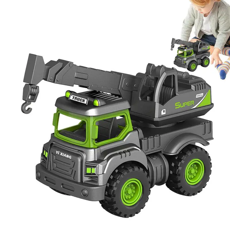 

Excavator Toy Set Friction Power Vehicle Car Toy Realistic Construction Cars Small Kids Toys For Party Gift Aged 3