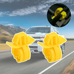 2X Bonnet Cable Lock Stay Clips For Opel Corsa D E Fixing Holder Stopper Rivet Fastener Hood Strut Prop Rod Retainer Replacement