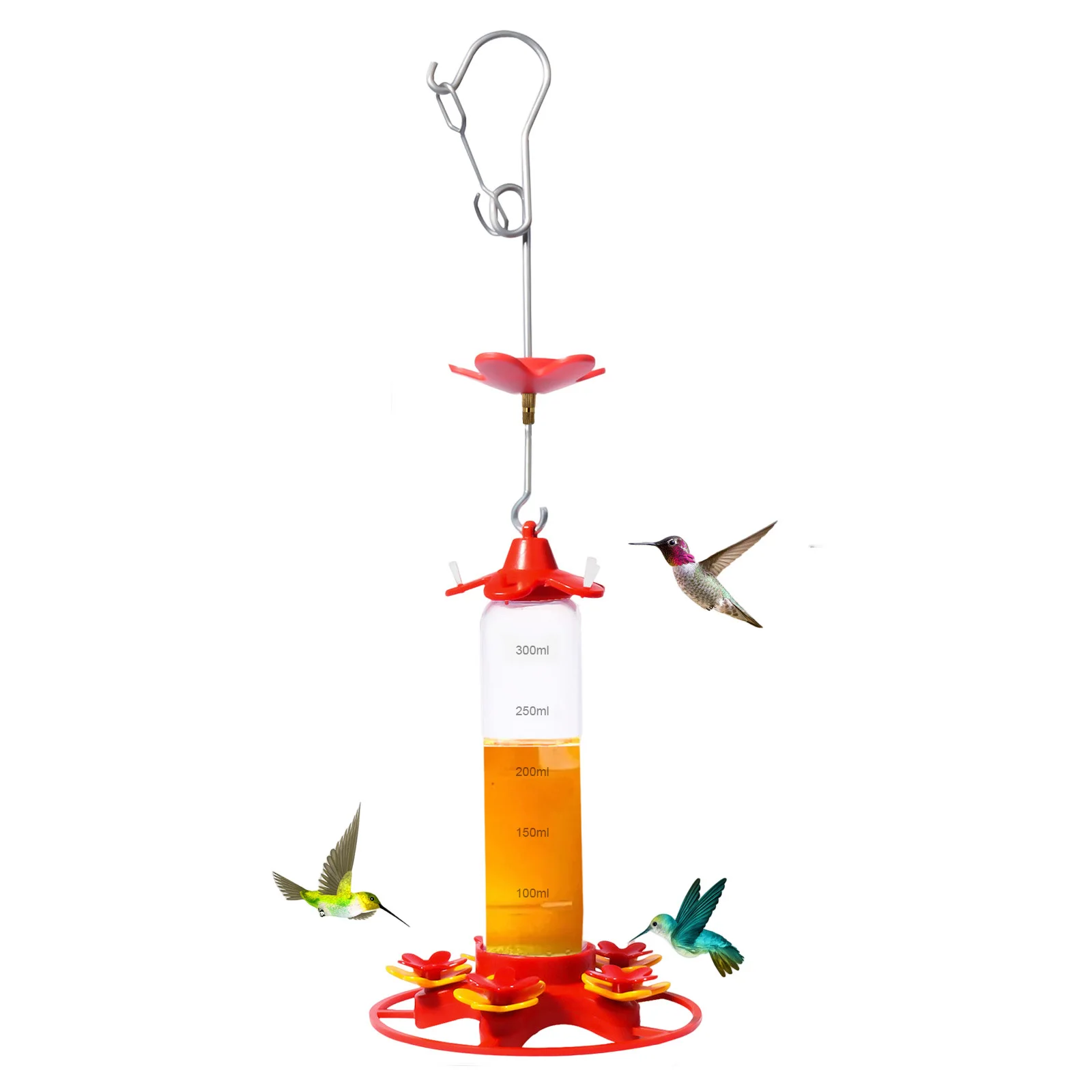 Hummingbird Water Feeder Hanging Honey Water Bird Feeder Anti-ants Leakproof Easy To Clean Outdoor Garden Decoration