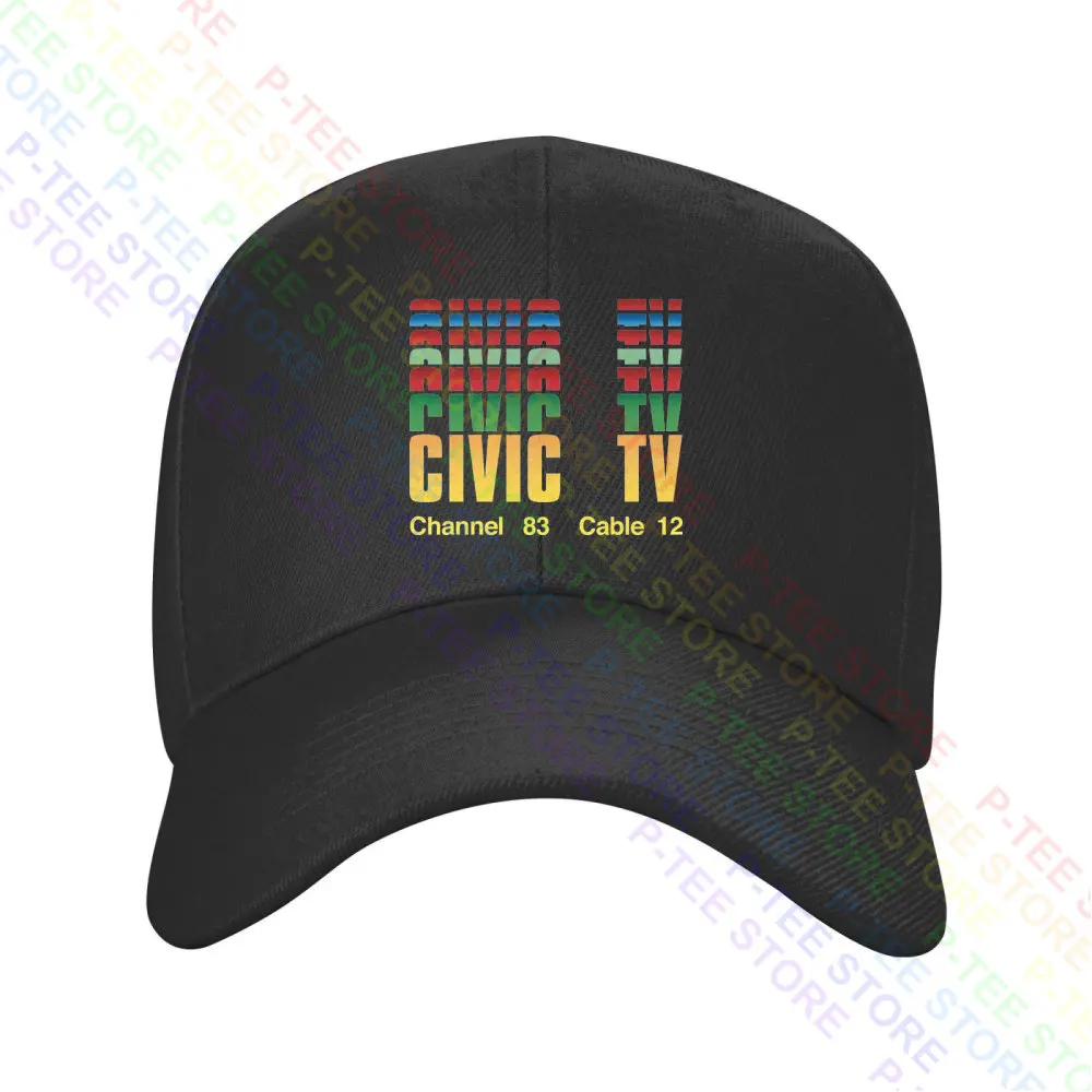 Civic Tv Premium Videodrome Inspired Baseball Cap Snapback Caps Knitted Bucket Hat