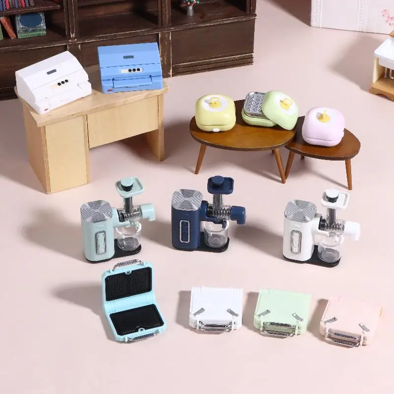 ชุดครัวจิ๋วสำหรับบ้านตุ๊กตา โต๊ะอาหาร โมเดลอาหาร ของตกแต่งครัวบ้านตุ๊กตา อุปกรณ์เสริมบ้านตุ๊กตา ฉากจิ๋ว