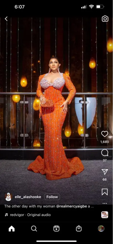 فستان سهرة بحورية البحر بأكمام طويلة من Orange Aso Ebi فستان حفلات سهرة برداء السهرة