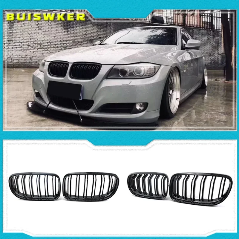 Matte Black Front Sport Kidney Grille Grill For BMW E90 E91 LCT 3-Serise Sedan 2009 2010 2011 2012 2013 Car Racing Grills