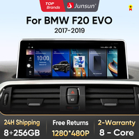 Junsun Wireless CarPlay Andorid Auto Car Radio For BMW 1 Series F20 2017-2019 EVO System Multimedia 4G WiFi BT GPS Navigation