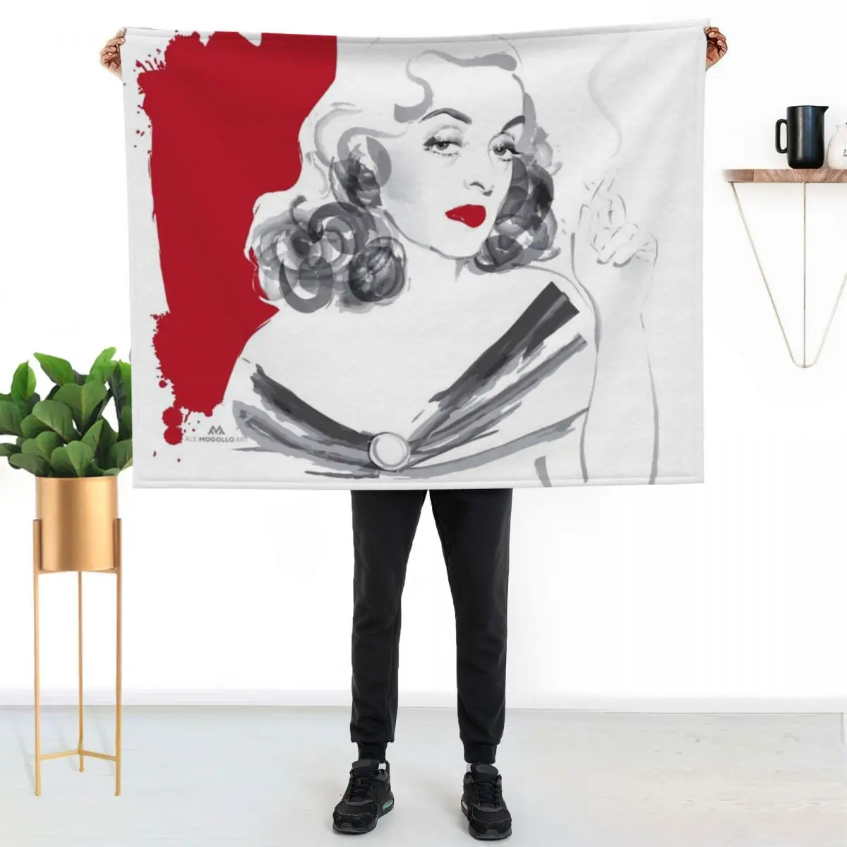 Margo Channing Throw Blanket blankets ands Decorative Sofa Single Plaid Moving Winter beds Blankets