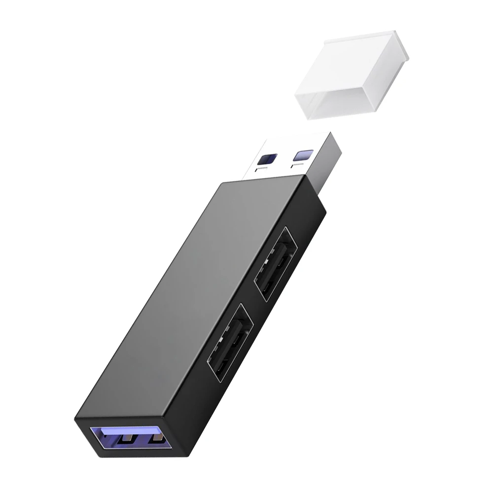 

USB ABS Data Usb for Usb Hub For Keyboard Laptop USB Splitter Mini Dock Holder Hub Adapter Charging Data Transfer