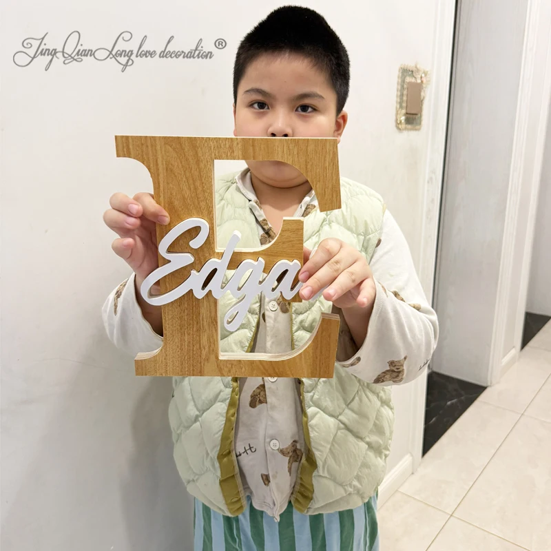 Custom 3D printed personalized name with initial Large, bedroom, Name for event, party, birthday, baptism