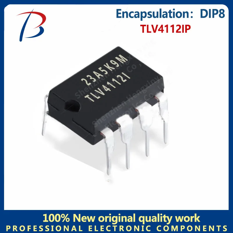 10pcsTLV4112IP Silkscreen TLV4112I op amp chip is inserted into DIP8