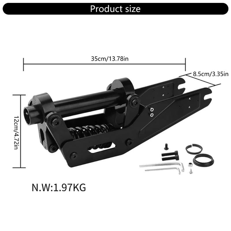 Suspensi Front Fork Performances High Fork Suspension Symak ​​Peredam Meningkatkan Kenyamanan Ridings untuk M365 2 .x7ae