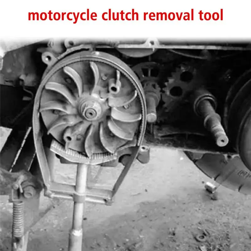 Motorcycle Disassembly Repair Tool Belt Disk Flywheel Fixed Card Wrench Holding Tools Magnetic Motor Pulley Plate