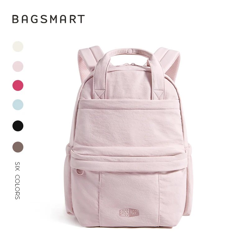 BAGSMART Girls School Backpack Multi-Function Leisure Travel Hand Luggage Backpack Large Capacity Business 14.3 in Laptop Bag