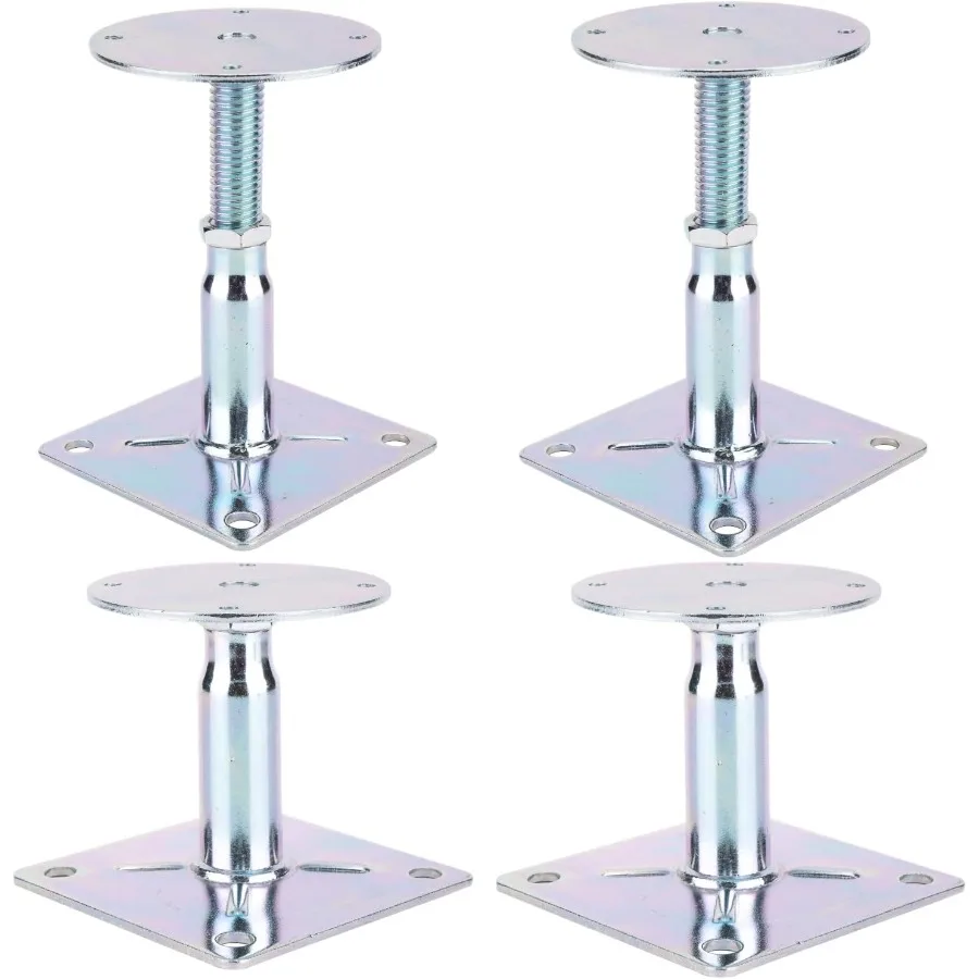 

4 Pack Adjustable 3½" to 6" Floor Jack Mini Screw Jack Adjustable Support Jack for The FloorPost Floor Joist Jack RV Step Stabi