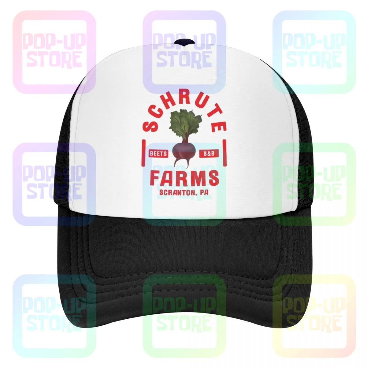 Schrute Farms Dwight Schrute Bears Beet Battlestar Galactica The Office Baseball Cap Trucker Hats Breathable Retro