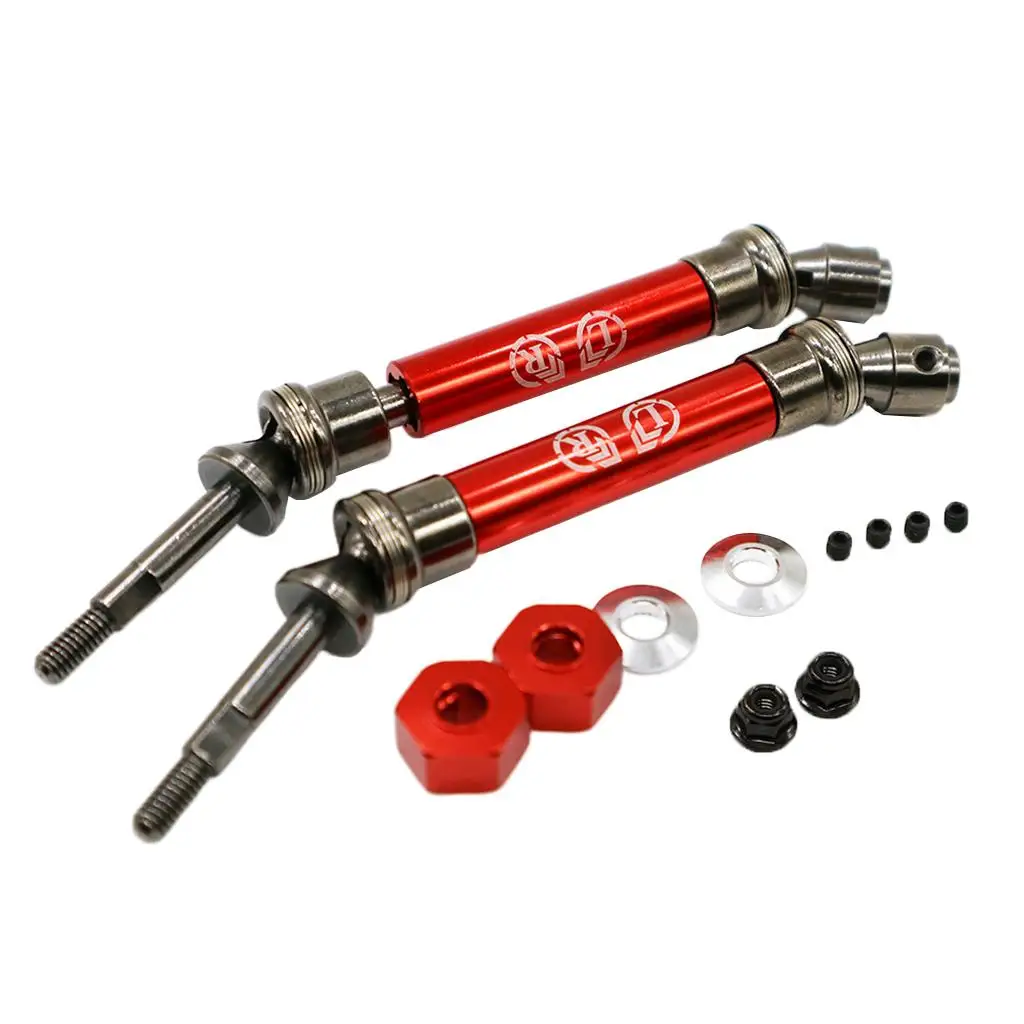 

Alloy Rear Driveshaft Assembly Full Metal Telescopic Rear Axle Set Upgrade Parts for Traxxas Slash