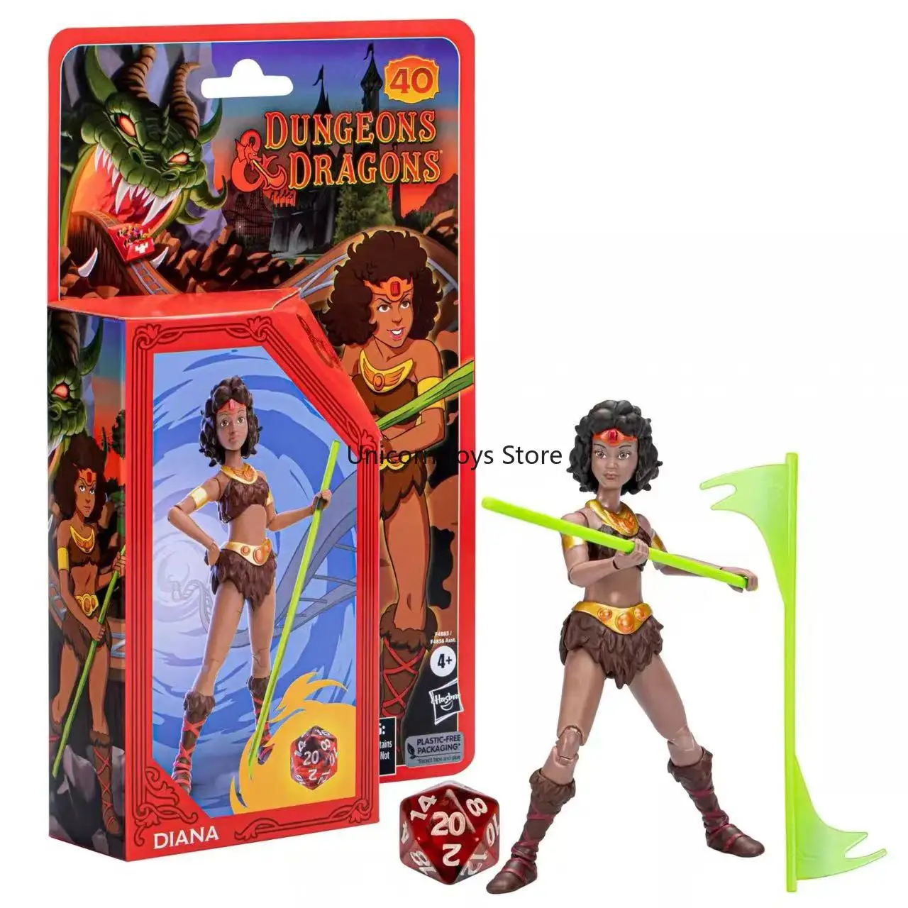 

В наличии 6-дюймовая фигурка Hasbro D&D Dungeons and Dragons Animated Diana