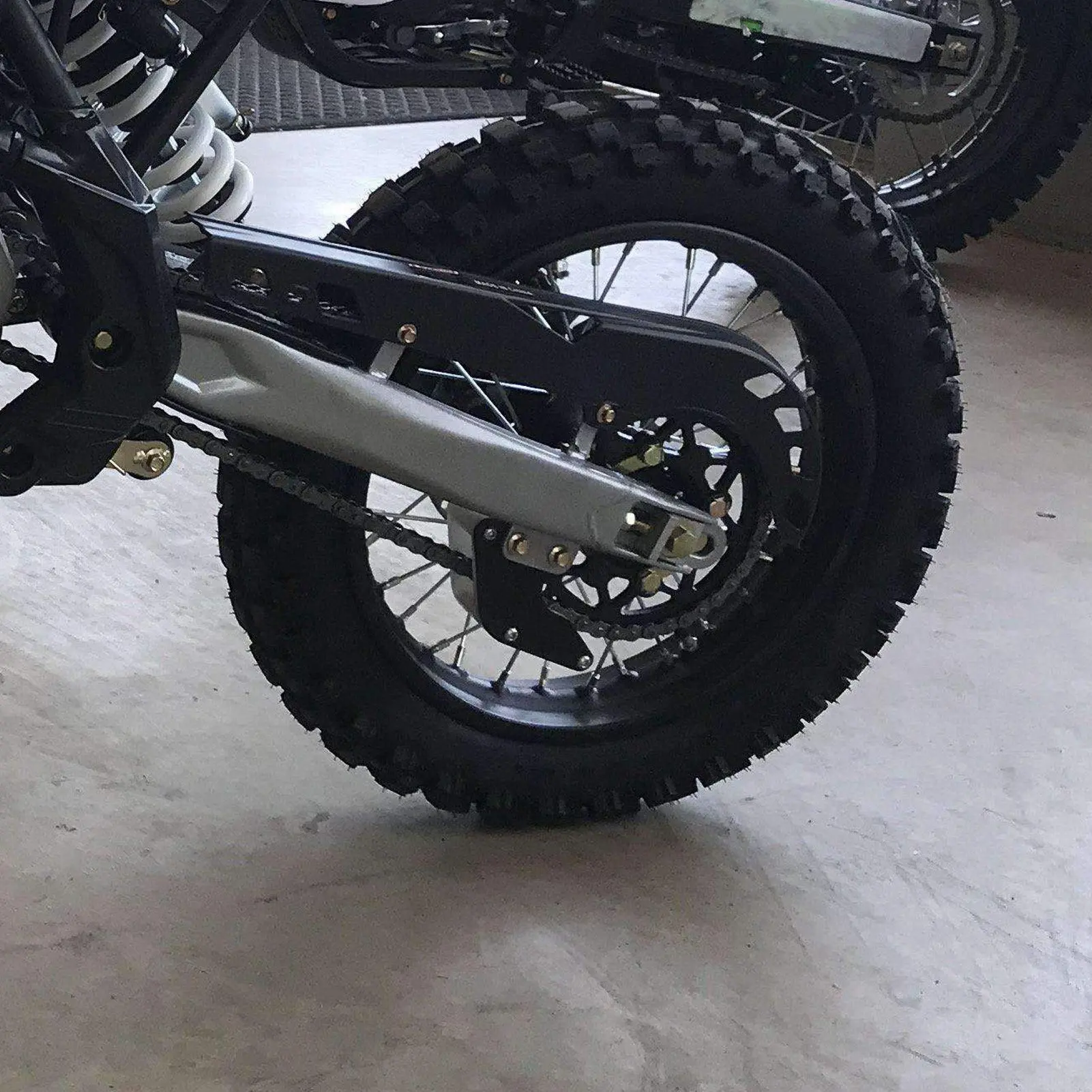 

12 Inch Rear Rim Wheel Enhanced Grip Improved Traction Abrasion Proof Anti Aging 80/100-12 Rear Wheel Rim for TSD 110 TD 125