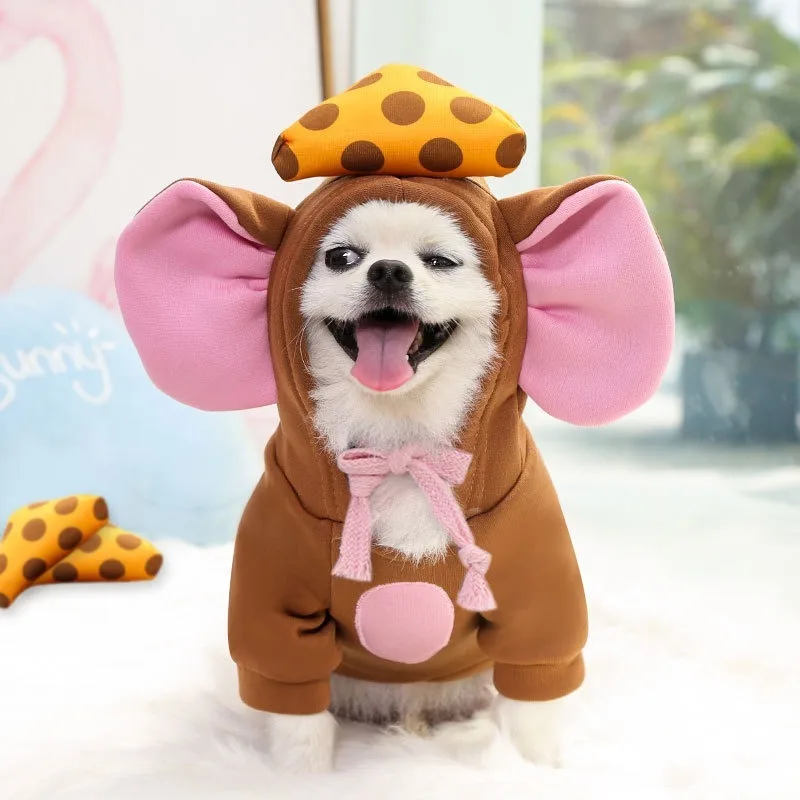 Fleece Sweater for Dogs and Cats, Perfect for Autumn and Winter Ideal Clothing Small Medium Breeds Like Teddy and Pomeranian