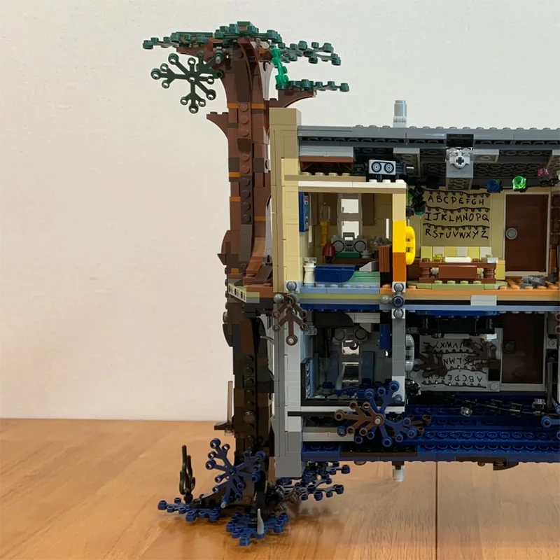 ตัวต่อบล็อกโลกกลับหัว 2287 ชิ้น ของเล่นประกอบแบบจำลอง ชุดตัวต่อ ของขวัญวันเกิด/อีสเตอร์ สำหรับเด็กชาย เด็กหญิง และผู้ใหญ่