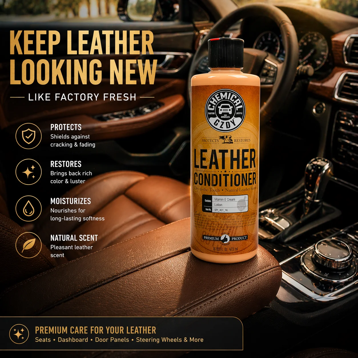 Condicionador de couro para in - Leather Cleaner Interior avaliação e preço