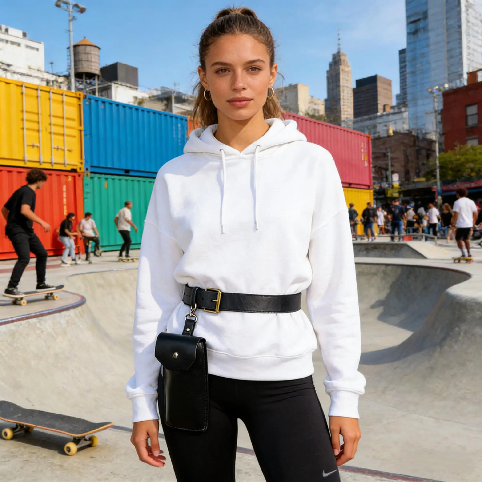 Women Waist Bag Fau…