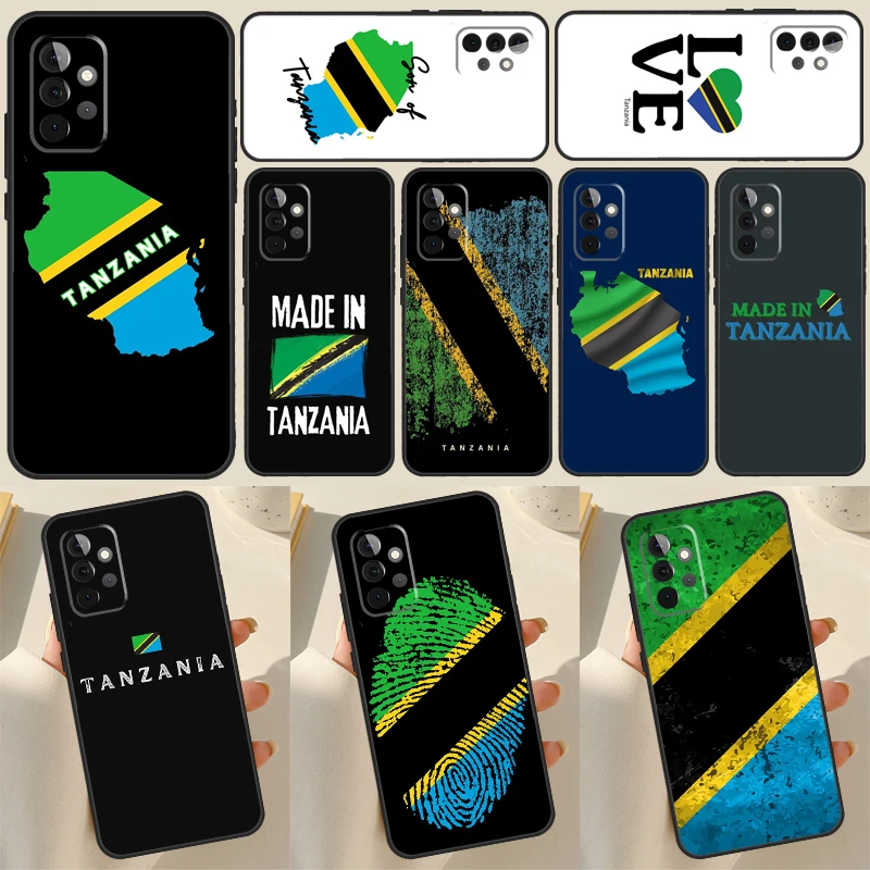 Tanzania National Flag Case For Samsung Galaxy A54 A34 A14 A53 A13 A33 A73 A50 A12 A22 A32 A52 A72 A51 A71 Coque