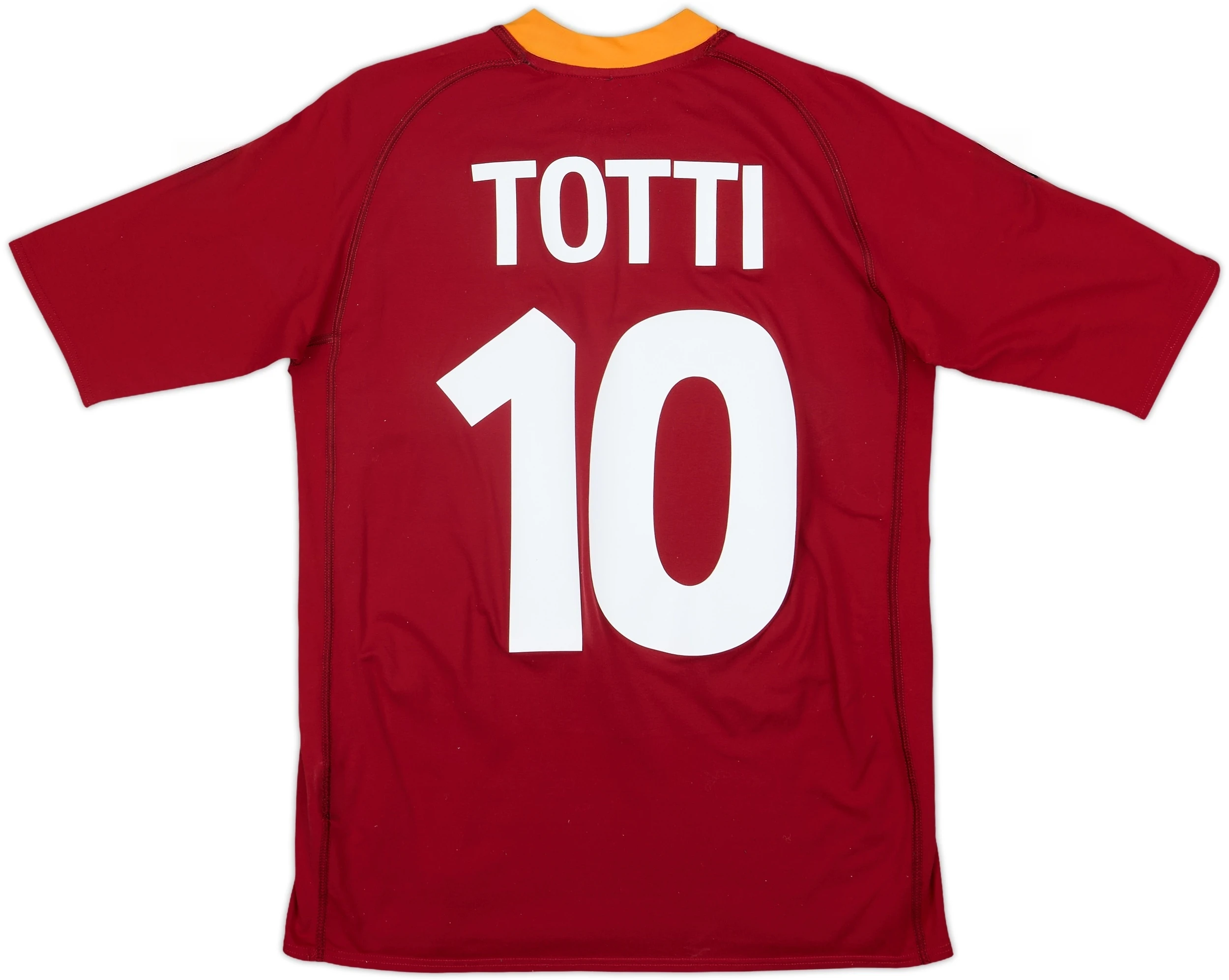 2000/01 Season Roma Francesco Totti 10# Unisex Football Jersey, 3D Print Sport Breathable Mesh Quick Drying Sports Shirt