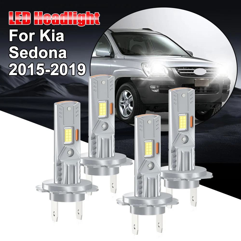 

30000LM Автомобильная светодиодная фара Canbus 6000K CSP чипы дальнего и ближнего света 12 В для Kia Sedona 2015 2016 2017 2018 2019 Plug and Play