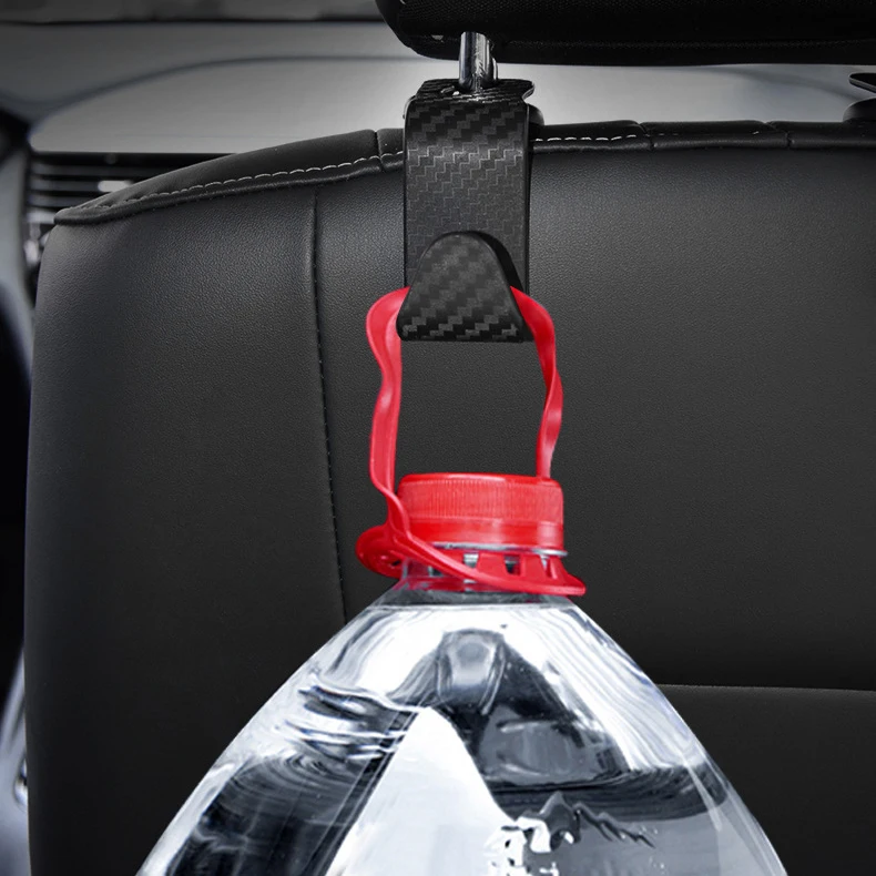 Universal Car Seat Hook Rear Interior Portable Hanging Bag Holder Storage Bag Wallet Headrest Cloth Decorative Ornaments Storage