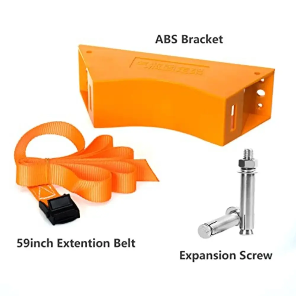 Durable ABS Propane Tank Holder Stable Heavy Duty Wall Mounted Bracket Wall-Mounted Secure Mounting Gas Cylinder Bracket