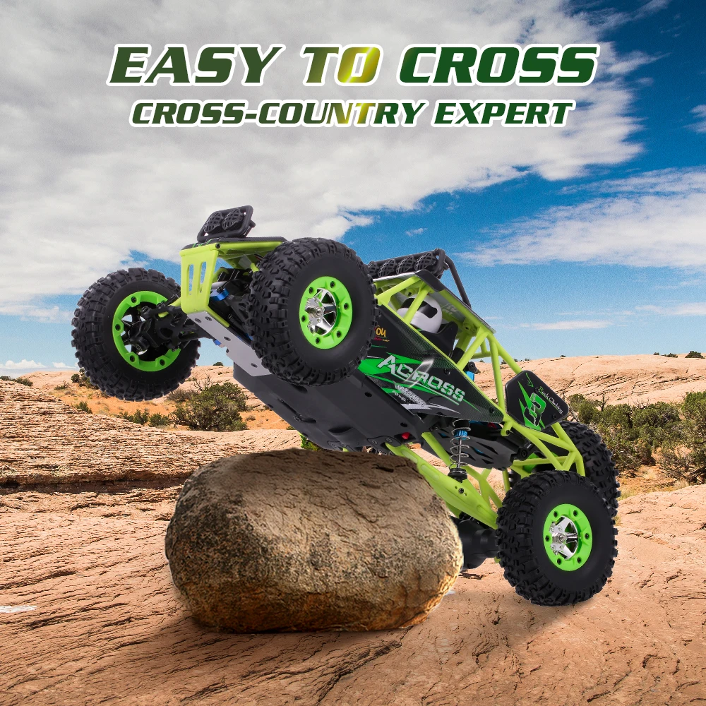 Wltoys 12427 50km/h High Speed RC Car 1/12 2.4G 4WD Off Road Car RC Rock Crawler Cross-country RC Truck