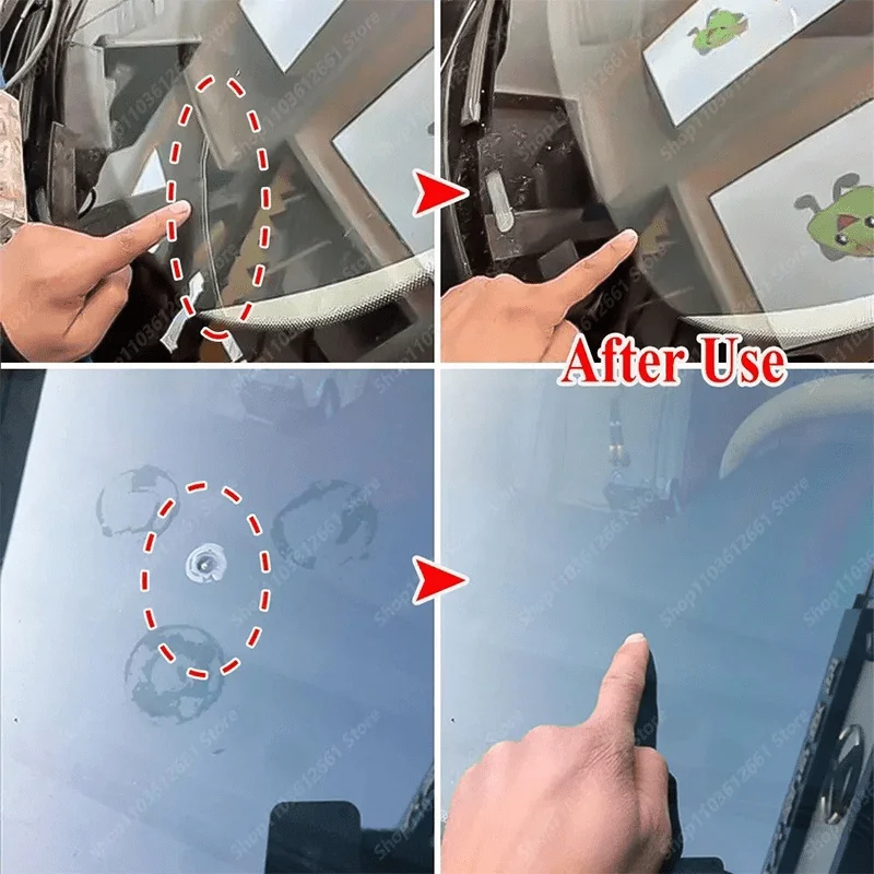 Glass Repair Liquid - Instantly Rejuvenates Screens, Comes with a Tool Kit - Strong Adhesive, Suitable for Scratch and Crack Repair on Mobile Phone Glass, Seamless Repair - Suitable for Car Windows, M image 3