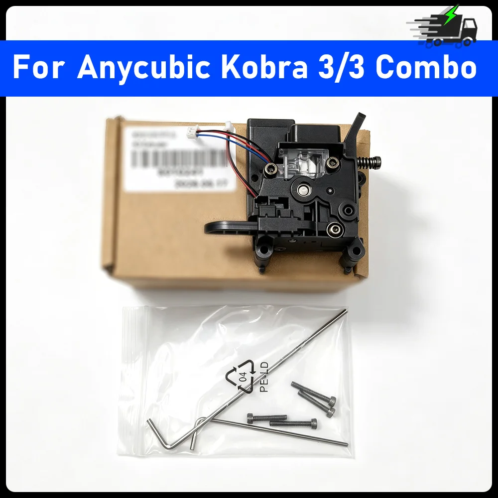 K3 Extruder Assembly For Anycubic Kobra 3 Combo 3D Printer Extruder Unit Filament Sensor Stable Feeding Replacement Parts