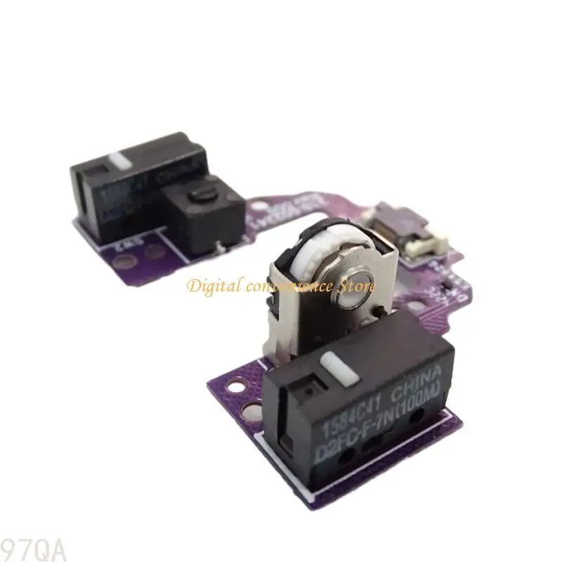 

97qa сварки для GPROX Superlight Mouse Microswitches Board Board Silver Mouse Encoders