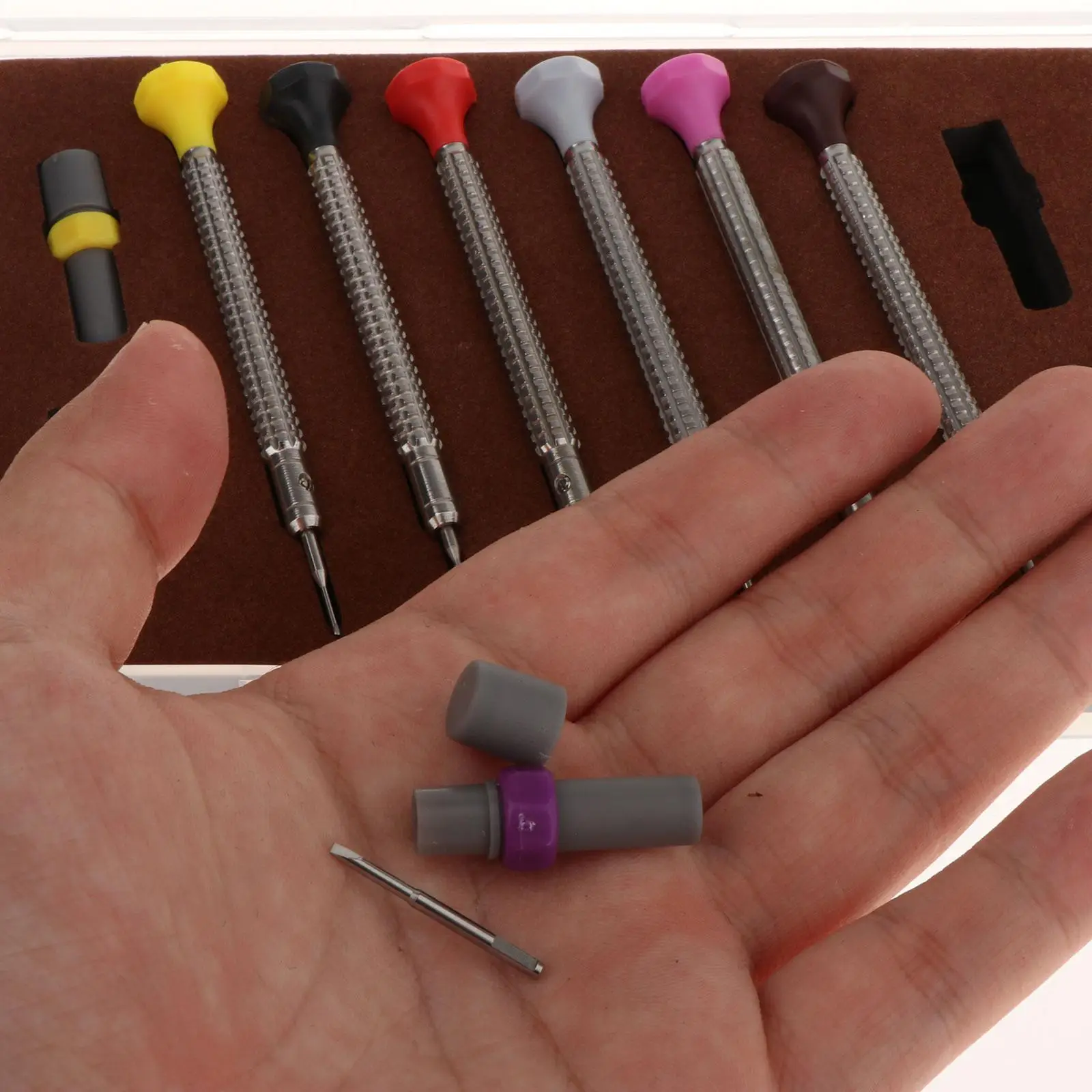 6x Watch Repair Screwdriver Set Practical with Ball Bearing Parts Jewelry Screwdriver Set for Camera Toys Phone Eyeglass Jewelry