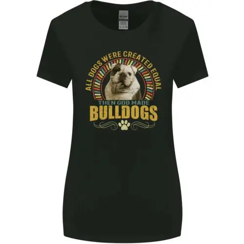 A Bulldog Dog Womens Wider Cut T-Shirt