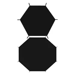 Copertura del parasole del trampolino tenda del trampolino resistente ai raggi UV copertura superiore del trampolino impermeabile per il trampolino di protezione solare