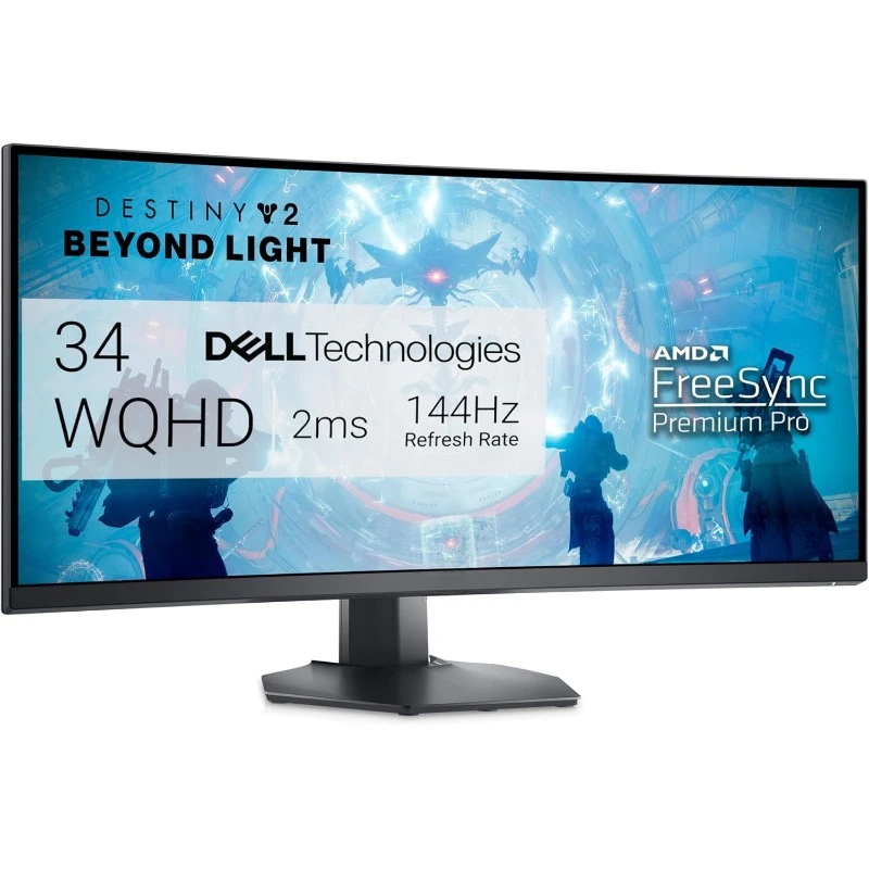 S3422DWG Curved Gaming Monitor 34 Inch 1800R Curved Screen with 144Hz Refresh Rate WQHD